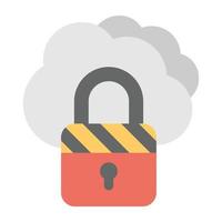 Cloud Computing Security vector