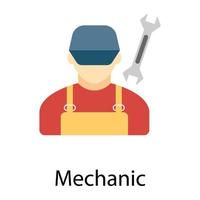 Trendy Mechanic Concepts vector