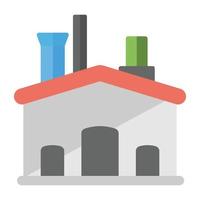 Trendy Small Industry vector