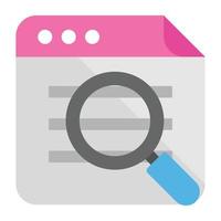 Trendy Search Engine vector