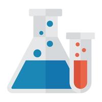 Trendy Lab Equipment vector