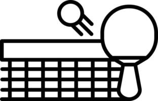 diseño de icono creativo de ping pong vector