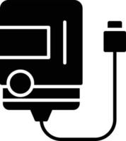 External Hard Disk Creative Icon Design vector