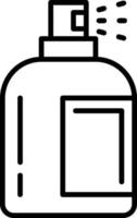 Spray Bottle Creative Icon Design vector