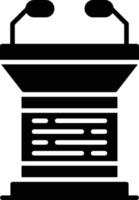 Lectern Creative Icon Design vector