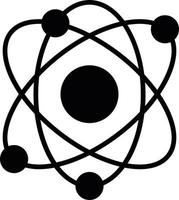 diseño de icono creativo de átomo vector