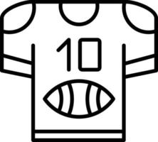 diseño de icono creativo de fútbol americano vector