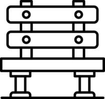 Bench Creative Icon Design vector