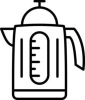 Electric Kettle Creative Icon Design vector