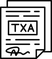 Taxes Creative Icon Design vector