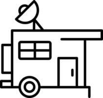 diseño de icono creativo de caravana vector