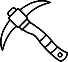 Pickaxe Creative Icon Design vector