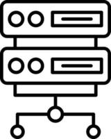 Server Creative Icon Design vector