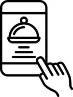 Online Order Creative Icon Design vector
