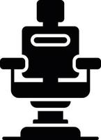 diseño de icono creativo de silla de peluquero vector