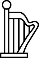 Harp Creative Icon Design vector