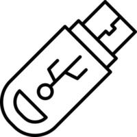 diseño de icono creativo usb vector