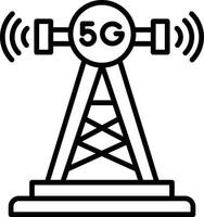 diseño de icono creativo de antena vector