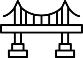 Bridge Creative Icon Design vector