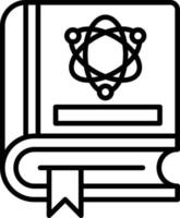 diseño de icono creativo de libro de ciencia vector