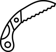 Pruning Saw Creative Icon Design vector