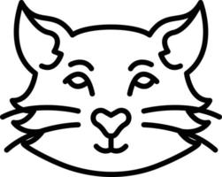 diseño de icono creativo de gato vector