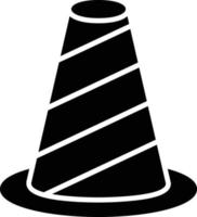 Traffic Cone Creative Icon Design vector