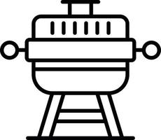 Grill Creative Icon Design vector