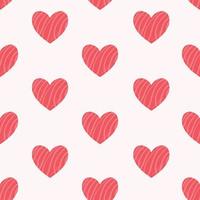 Pattern with candy hearts. Pink candy hearts pattern. Pattern for Valentine's Day. vector