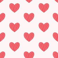 Pattern with candy hearts. Pink candy hearts pattern. Pattern for Valentine's Day. vector