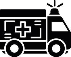 Ambulance Creative Icon Design vector