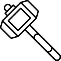 Hammer Creative Icon Design vector