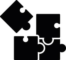 Puzzle Creative Icon Design vector