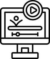 Motion Graphic Creative Icon Design vector