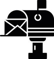 Mail Box Creative Icon Design vector