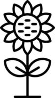 Sunflower Creative Icon Design vector