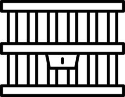 Jail Creative Icon Design vector