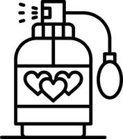 Perfume Creative Icon Design vector