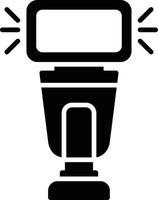 Camera Flash Creative Icon Design vector