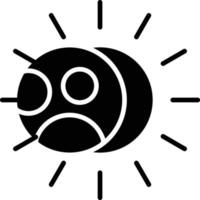 Eclipse Creative Icon Design vector