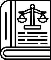 Law Creative Icon Design vector