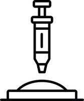 Thermal Paste Creative Icon Design vector