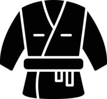 diseño de icono creativo de kimono vector