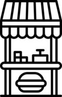 Food Stand Creative Icon Design vector