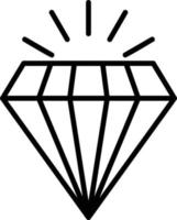 diseño de icono creativo de diamante vector