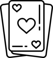 Playing Cards Creative Icon Design vector