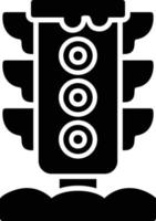 Traffic Light Creative Icon Design vector