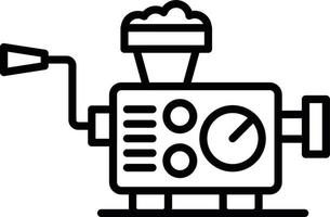 Meat Grinder Creative Icon Design vector