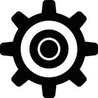Setting Creative Icon Design vector