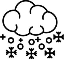 diseño de icono creativo de nieve vector